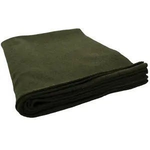 Olive Drab - Warm Rescue Blanket 60 in. x 80 in. - Wool