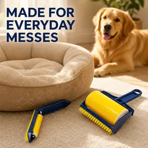 Portable Washable Hair Remover With Adhesive Roller
