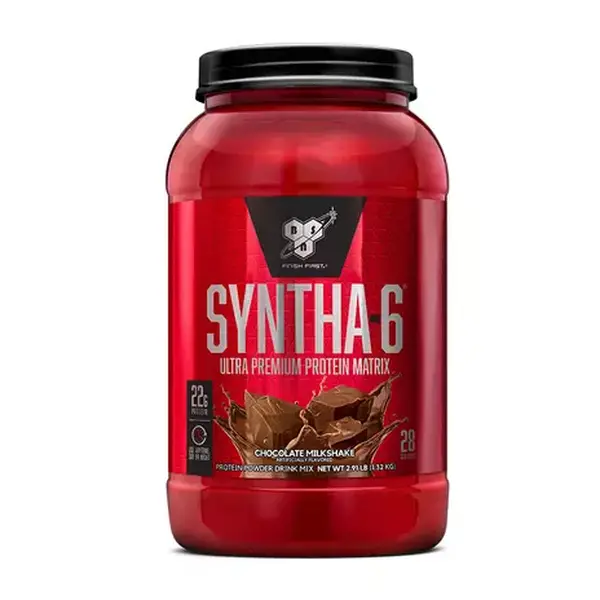 BSN Syntha-6 Ultra Premium Protein Powder (2.91lb) - Amino & Stimulant-Free Supplements, 22g Protein per Serving, Milkshake-Like Taste, 10 Decadent Flavors, Fitness Workout Nutrition Support, Amino Protein Supplements, Stimulant-Free Protein Supplements