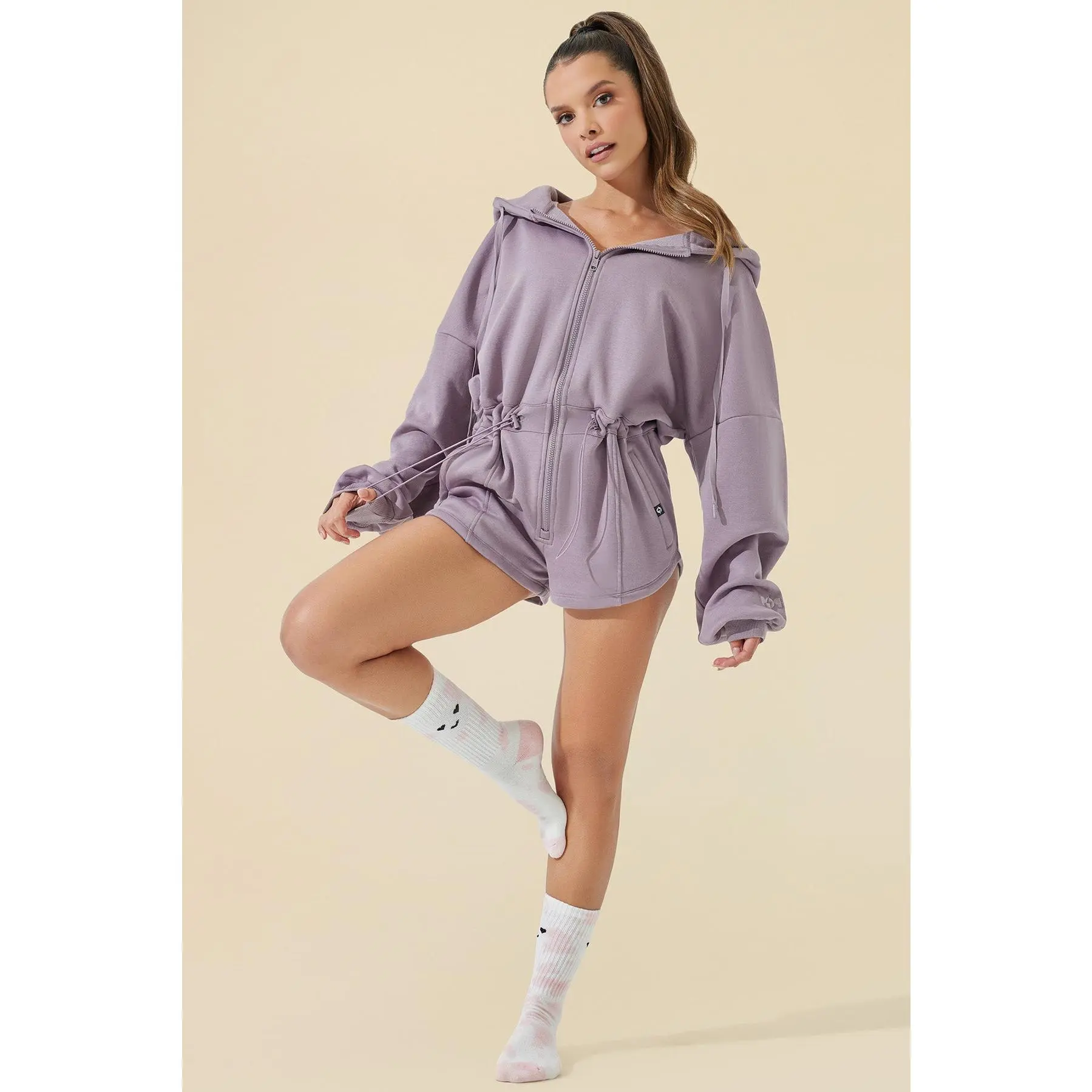 Cloud Romper - Dusty Mauve