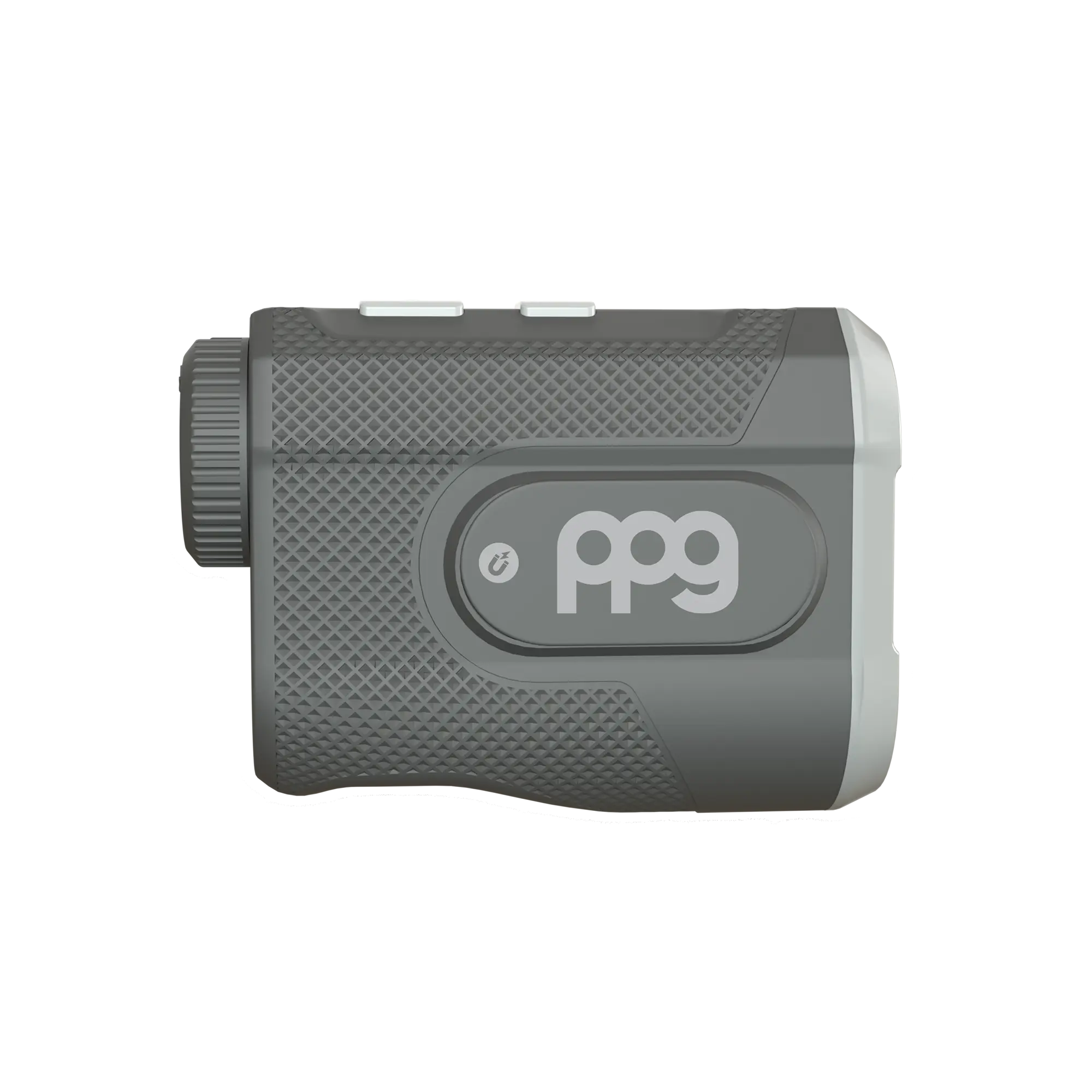 Handheld Compact Unisex A2 Laser Rangefinder Golf Accessory - Magnetic, Slope Switch, Long-Lasting Battery, Black & Gray, Portable Golf Accessory