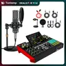 Tenlamp US Version G10-Series Cordless 5V USB Audio Mixer - USB Port, XLR Mic Ready, Professional Chipset, 48V Phantom Power, 1-Touch Noise Reduction, 1-Touch Voice Change, 16 Built-In Sound Effects, Low Noise Mixer, Windows Compatible, Beginner-Friendly