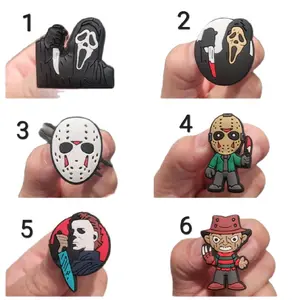 Halloween Horror Slashers Croc Charms - Ghostface