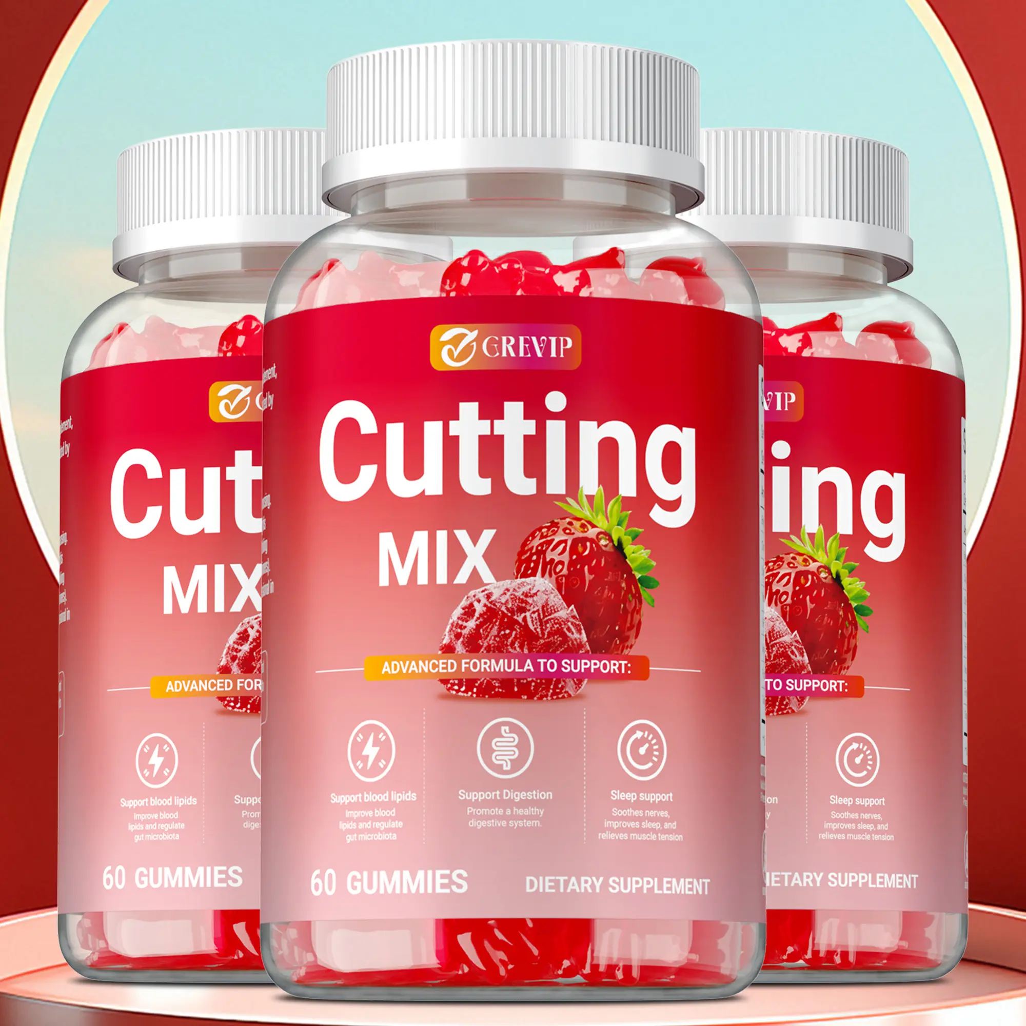 Cutting Mix Berberine + Yerba Mate 60 Gummies