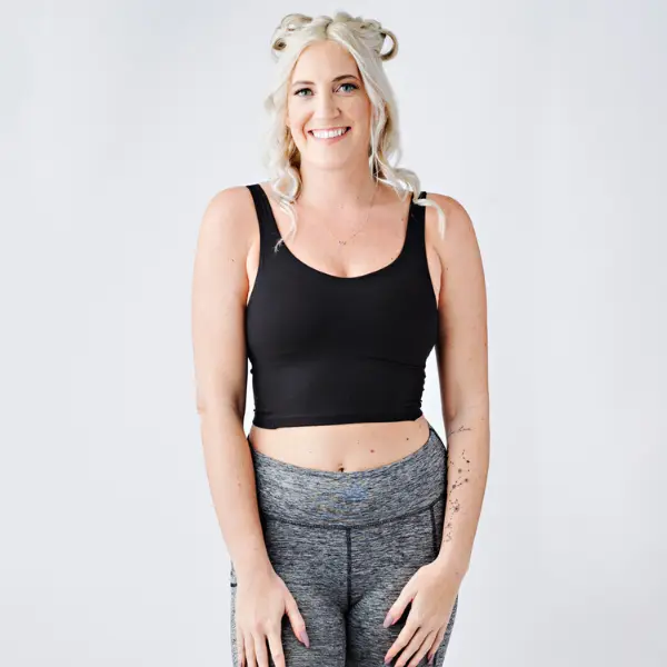 EBW FIT Longline Wireless Sports Bra Top