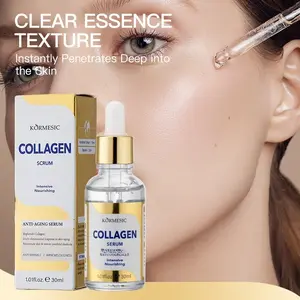 KORMESIC Collagen Plump & Glow Serum - Deep Hydration for Youthful Skin 30ml - Anti-Aging Formula for Clear Essence Texture