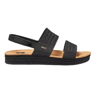 Reef Women's Water Vista Backstrap Sandals - Adjustable Velcro Straps, Dual Density Lightweight Compression Molded EVA Footbed, Water Friendly Design - Girl, Footwear