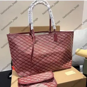Designer Burgundy Handbag Tote Bag with Shoulder Strap, Leather Material, Red Pattern, Ideal for Women, Fashionable Design
