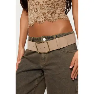 Chunky Faux Suede Belt Chunky Faux Suede Belt