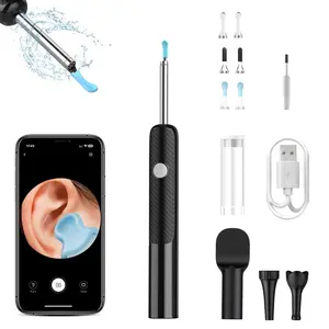 Multi Functional Visual Ear Picking Tool, Ear Cleaner Camera, 7 Replacement Tips + 3 Inspection Tools, Type-C Charging, Wireless Design, New Condition