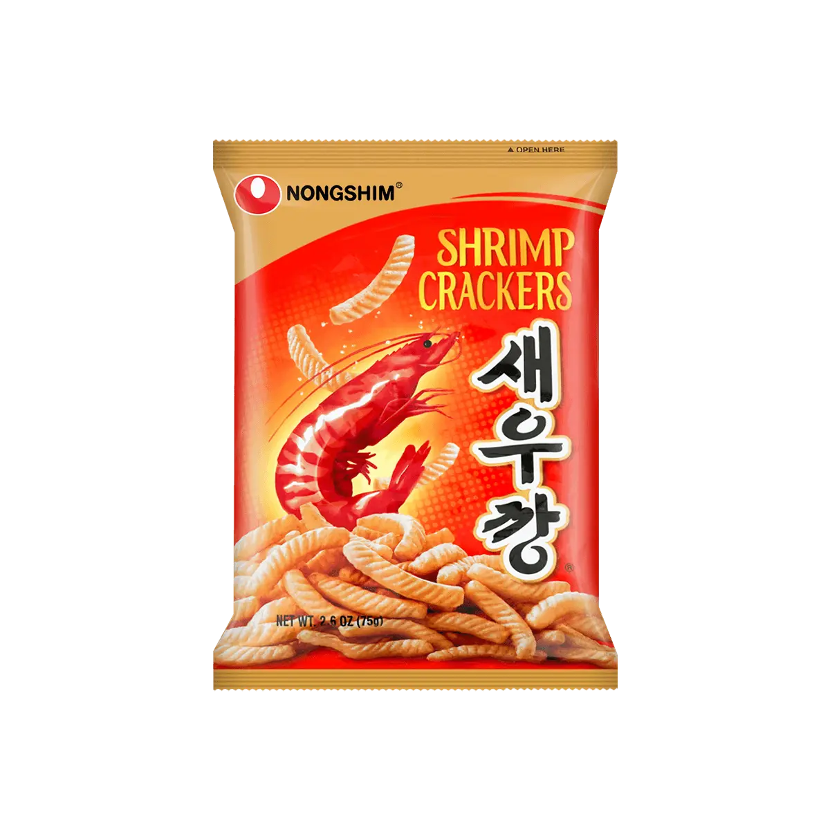 NONGSHIM Crispy Shrimp Chips Classic Flavor 75g - Jennie Recommended Korean Snack