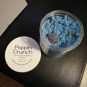 Poppin Crunch Intense Blue Raspberry Gushers - Multiple Size Options - Choice of Sweet or Sour