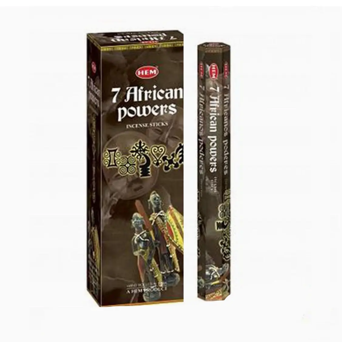 HEM Incense Seven African Powers Box of Six （20 sticks) premium incense sticks