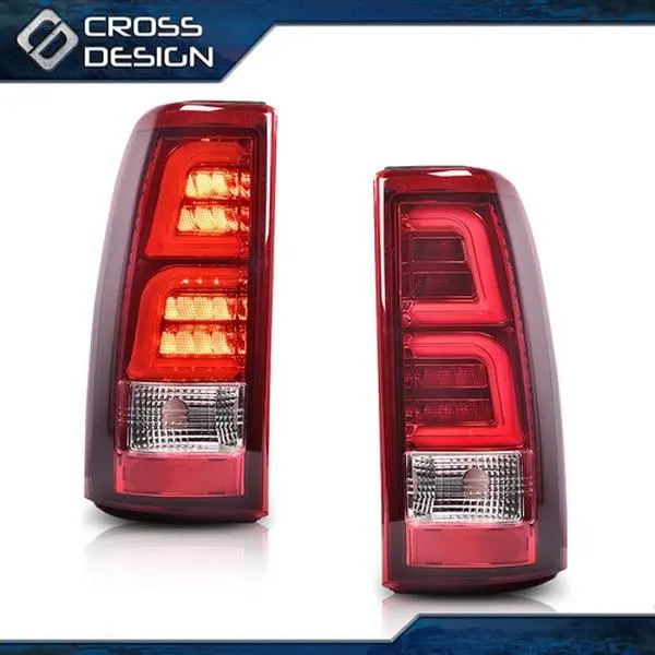 CROSSDESIGN LED TAIL LIGHTS FitS 99-06 CHEVY SILVERADO 99-02 GMC SIERRA 1500 2500 3500 HD