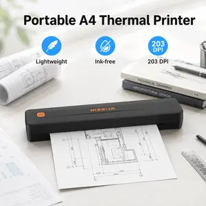 RONGTA F11A Portable A4 Thermal Printer – Inkless Bluetooth Printer for Home and Office, Compatible with iOS & Android