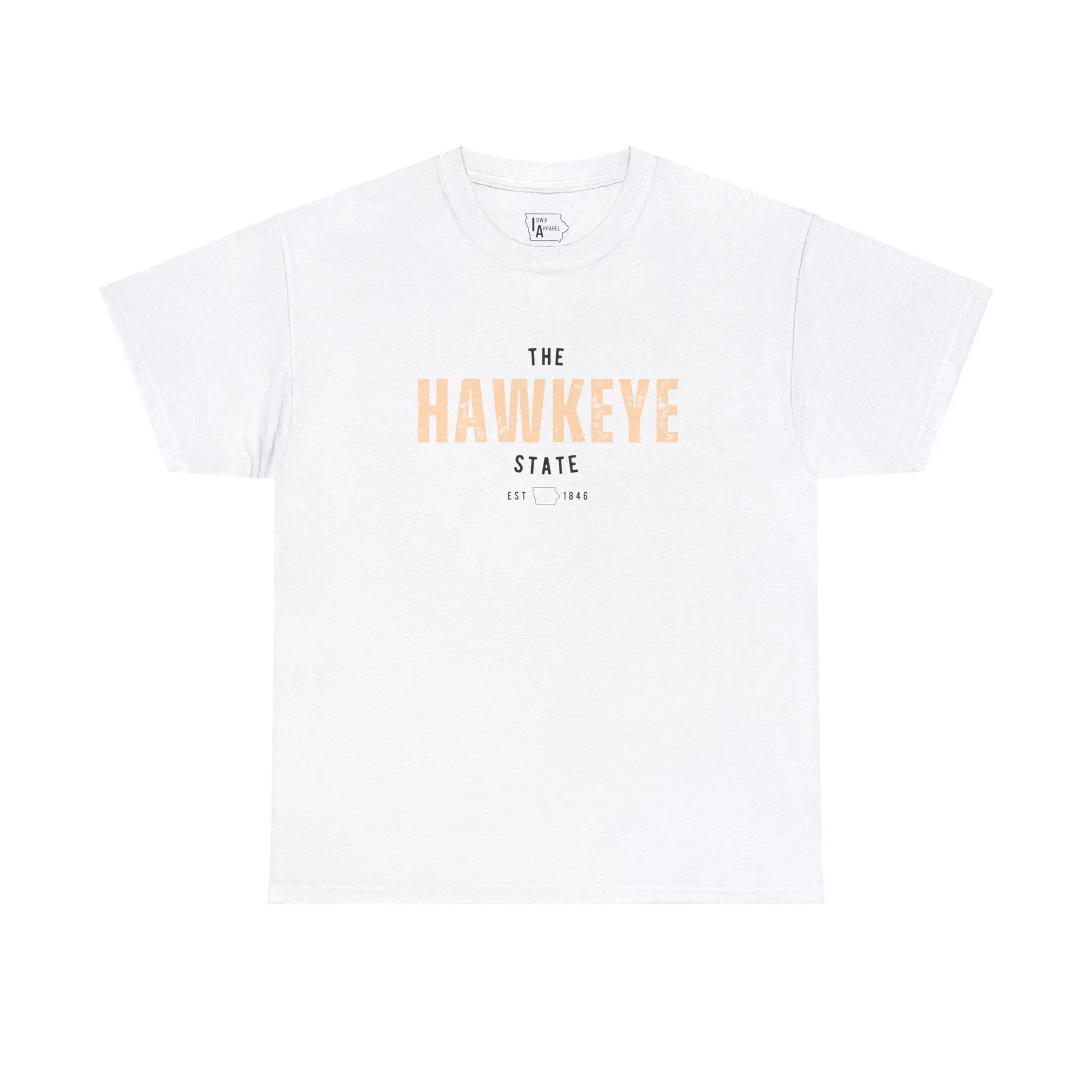 The Hawkeye State Tee Classic Cotton Top Tshirt