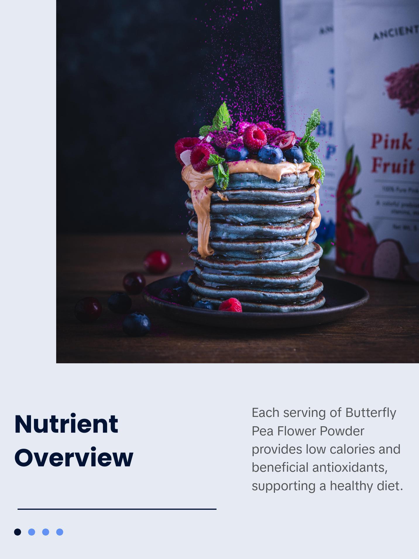 Ancient Choice - Radiant Skin Duo - 2-Pack Bundle | Butterfly Pea Flower Powder, 4oz. and Dragon Fruit Powder, 4oz. | USDA Organic, Non-GMO, Gluten-Free, Vegan | No preservatives, No added sugar | Natural Food Coloring