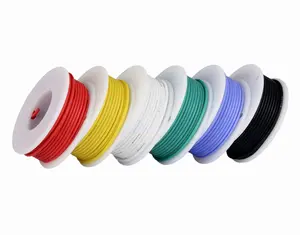 TUOFENG 22awg Wire Flexible Silicone Wire,22 Gauge Tinned Copper Wires Silicone Rubber Insulated (6 Different Colored 26ft / 8m Each) Stranded Wire Hook up Wire Kit