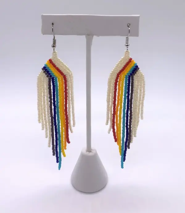 Until There's A Cure Handmade Rainbow Prism Earring