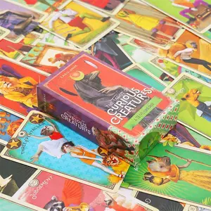 78Cards The Tarot Of Curious Creatures Card Deck Classic Tarot Cards Oracle Cards Fortune Telling Game Card Divination Fate Party Family Board Game Themed Card Game Juegos De Mesa