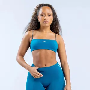 Women's DEFY Strappy Sportswear Bra - Seamless Activewear Top with Medium Support, Removable Pads, Activewear Vibes for Workout, Gym