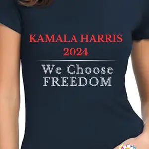 2024 Election Ready  for Women: Kamala Harris Bold Design Tops  Fit Womenswear Shirt Tshirt T-Shirt Lady Comfortable
