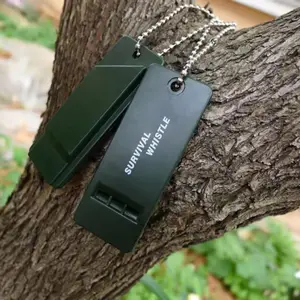 10 emergency whistles, outdoor lifeguard safety whistles, suitable for outdoor camping, hiking, boating, hunting, fishing, backpacking, kayaking, and survival whistles with loud rescue signals