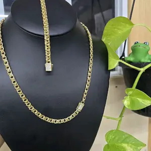 Chino Chain with Monaco Bracelet 14k Gold Plated - Stylish and Durable