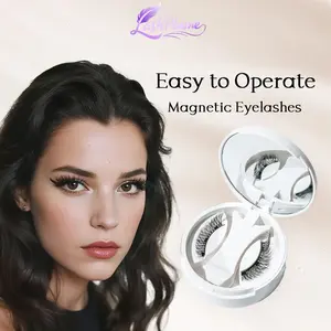 magnetic eyelash LashPlume Soft Magnetic Eyelashes All-in-One Kit with Applicator, Reusable Lashes without Glue, Glue-free, Waterproof, Lightweight, Comfortable, Natural Look, Easy to Apply, Long-lasting, Sweatproof, for Daily Makeup & Casual Occasions