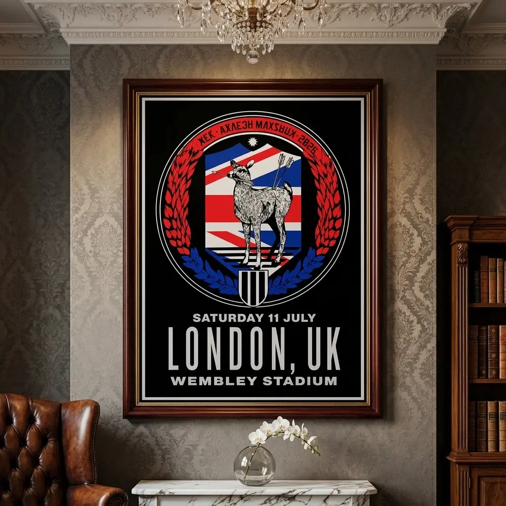 My Chemical Romance London UK Poster – Wembley Stadium 2026, No Frame