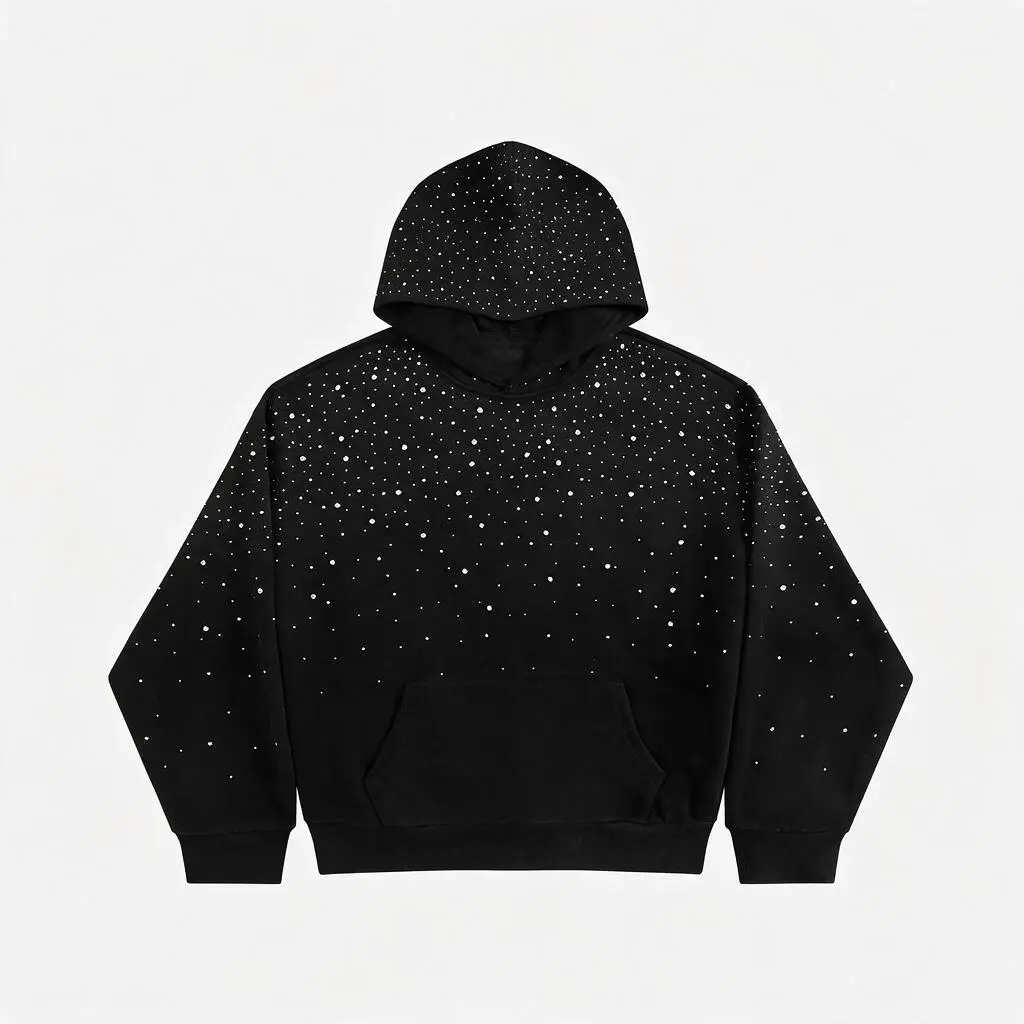 Rhinestone Pullover Hoodie Vintage Washed Unisex Y2K Loose Fit Fall Fashion with Pockets Casual Menswear Black Long Sleeve Top Stylish Outfit#DiamondHoodie#RhinestoneClothing#StarRhinestoneHoodie#BlackSparkleHoodie#BedazzledHoodie#CrystalHoodie#Flee