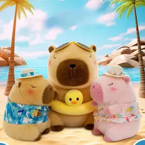 Cute Hawaiian Style Seal Otter Plush Shirt, Adorable 9.4 Inch Otter Plush Animal, Soft Plush Gift for Kids, Perfect Toy for Children, Soft Stuffed Animals