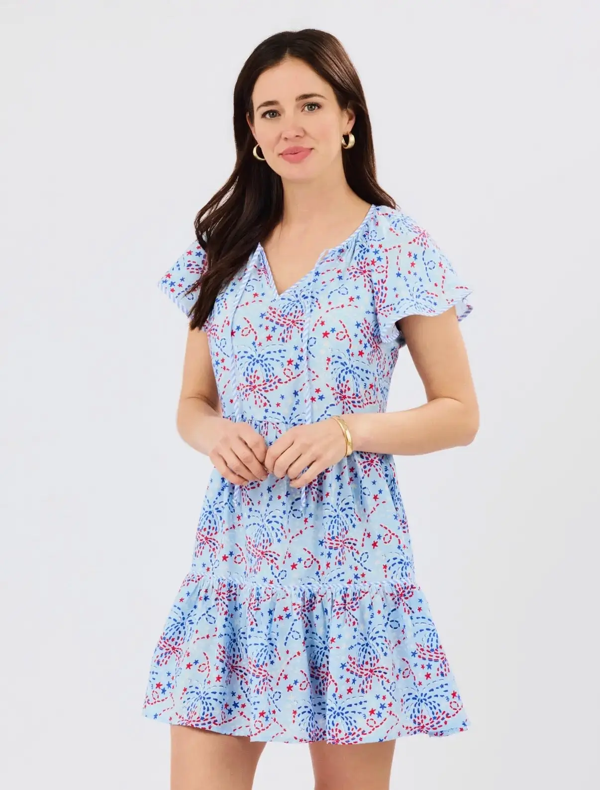 Lillian Dress | Star Spangled Blue
