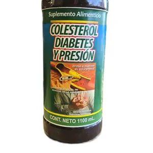 Colesterol Diabetes y Presión Supplement 1100 mL - Helps Reduce Cholesterol & Maintains Blood Sugar Levels
