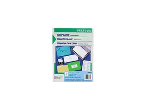 Avery 30632 Pres-A-Ply Laser File Folder Labels, 2/3 x 3 7/16, White, 1500/Box