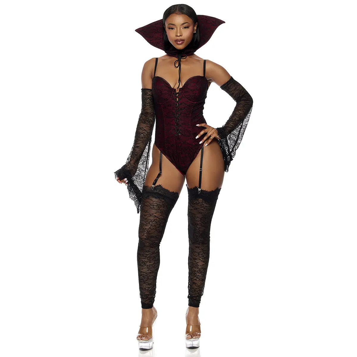 Forplay Women's Halloween Take a Bite 5-Piece Women's Vampire Costume