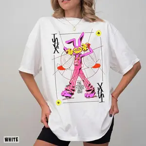 Comfort Colors Jax The Funny One Shirt, The Amazing Circus Shirt,Tadc Shirt, Gift For Anime Fan, Unisex Short Sleeve Tee, Casual Clothing