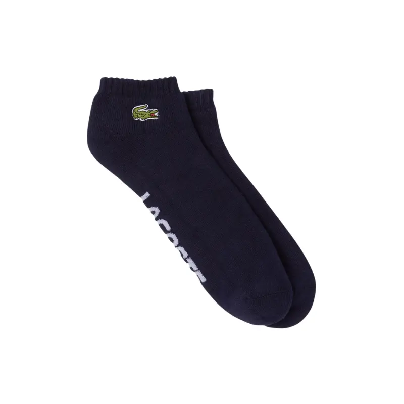 Lacoste SPORT Male Adult Stretchy Cotton Low-Cut Athletic Sports Socks - RA4184-525, Workout & Active Socks for Gym & Outdoor Activities, Workout Socks, Daily Wear