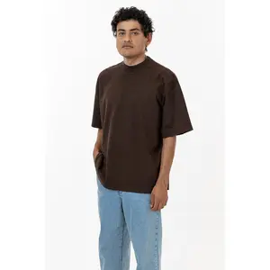 1825GD Unisex - Oversized Short Sleeve High Mockneck T-shirt