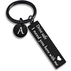 Drive Safe Keychain for Boyfriend, Personalized Keychain - Perfect Gift for Birthday,Various Patterns,Christmas gifts,stocking stuffers,men's accessories Outdoorfun