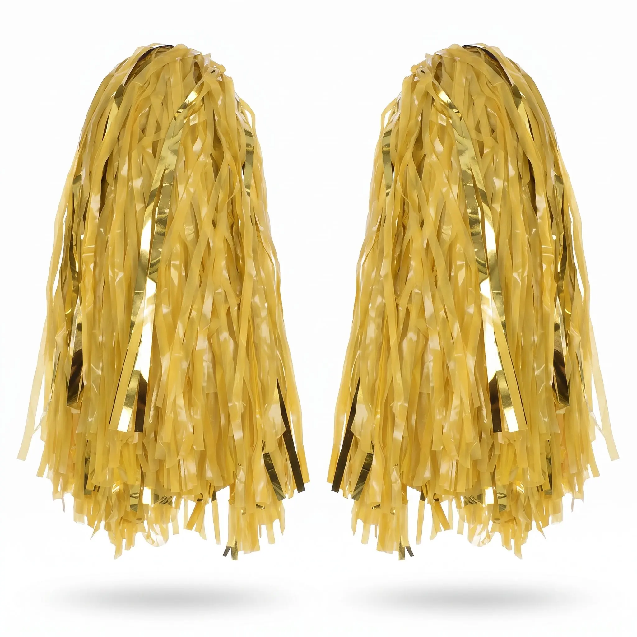 Gold Cheer Pom-Poms 2-Pack