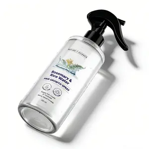 Rosemary & Ricewater Hair Growth Spray Haircare, Rice Extract, Rosemary Water, Liquid Form, 10 Units, No Ca Prop 65 Warning, Haircare Solution, Thicker Stronger Hair, Hair Growth Accelerator, Hair Care Product