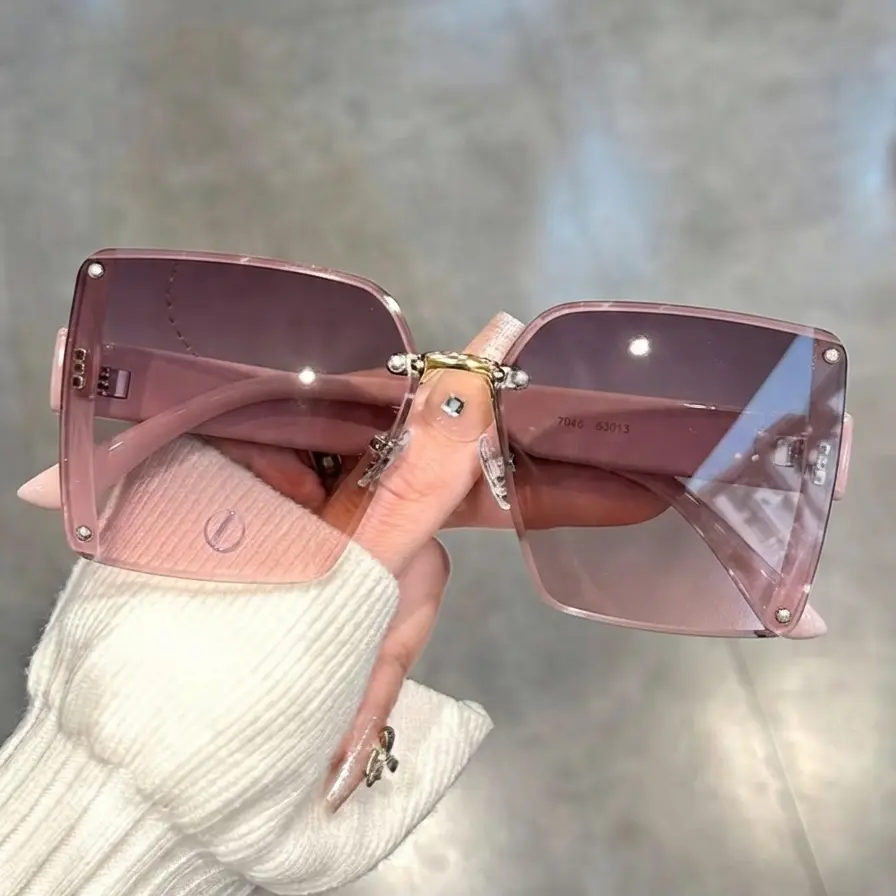 Trendy Square Sunglasses Multi Colors | 2026 Fashion Large Frame Sun Glasses | Universal Daily Wear Eyewear Match All Outfits