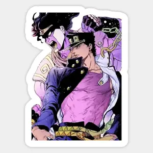 Jotaro Kujo Vinyl Sticker - JoJo's Bizarre Adventure Anime Decor, DIY Scrapbooking & Stamping Accessory