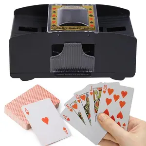 Automatic Playing Card Shuffler, Battery Operated Card Shuffler, Poker Card, Card Game Machine for Travel Home Festivals Party, Game Cards