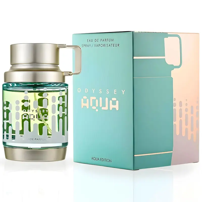 ARMAF Odyssey Aqua Edition for Men Eau de Parfum Spray 2.0 Oz Perfume Cologne Fragrance Fresh Fruity, Aromatic Woody Fragrance, Citrus Woods Fragrance