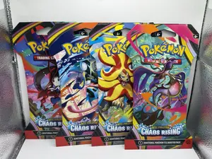 2026 Pokemon Mega Evolution Chaos Rising Sleeved Booster Pack - Lot of 4 Sealed
