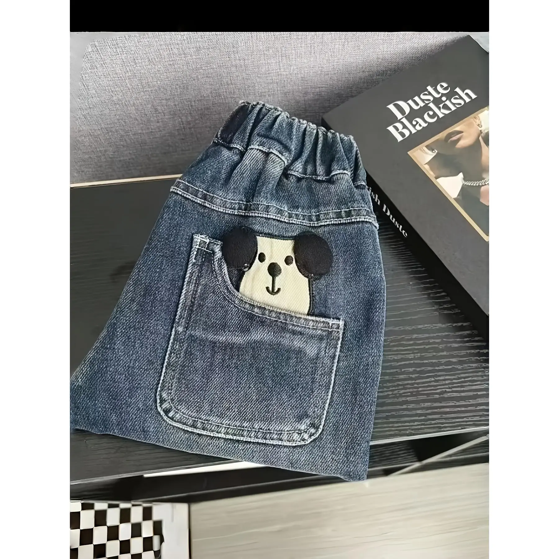New Boys' Child-Sized Denim Pants - Korean-Inspired, Animal-Inspired, Cartoon, Cute Jeans, Animal-Inspired Boys' Jeans, Cartoon Boys' Jeans