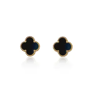 Golden Clover Earrings