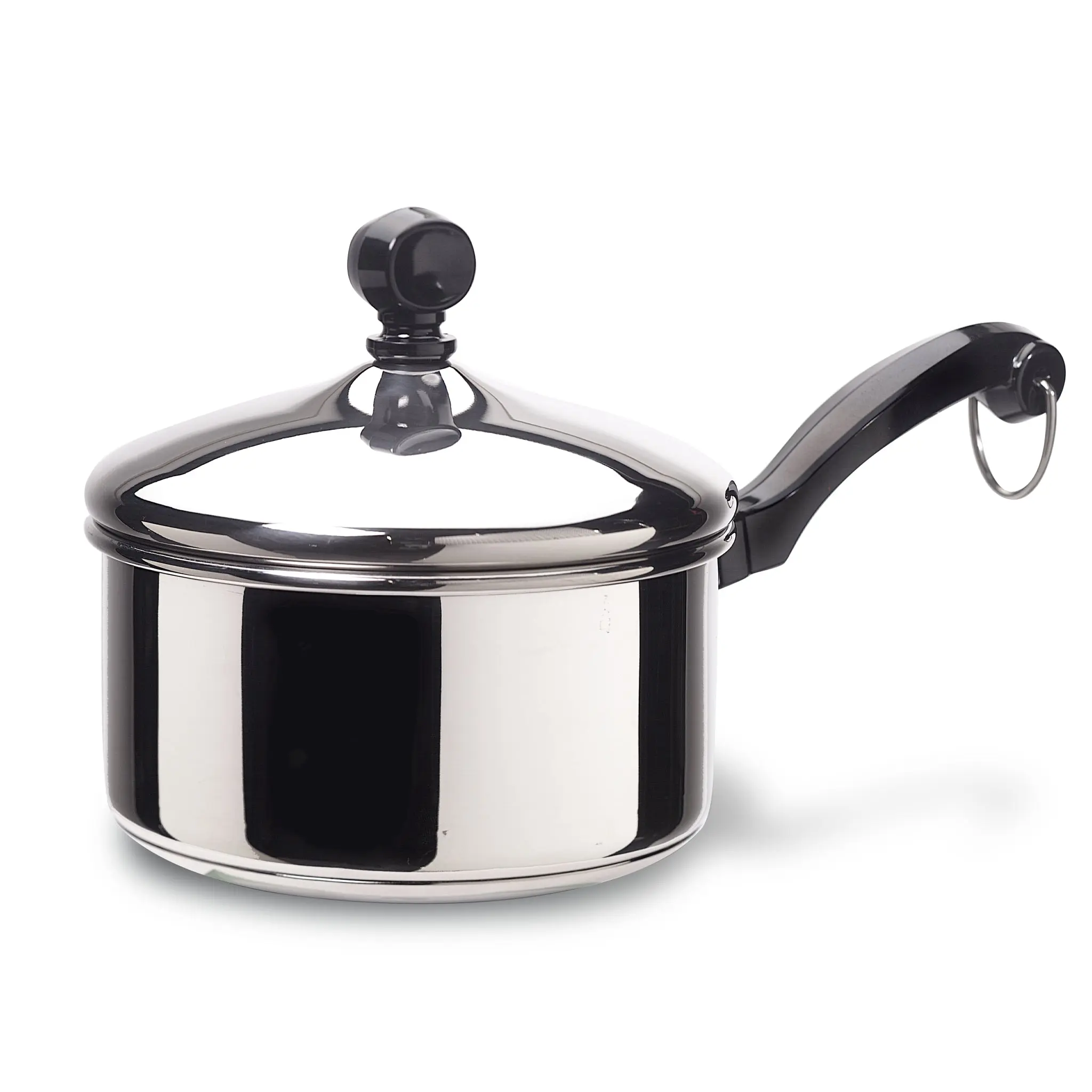 Classic Series Stainless Steel Saucepan - Modern Performance, Traditional Handle, Dishwasher-Safe Design for Effortless Cleanup, Everyday Cooking Use